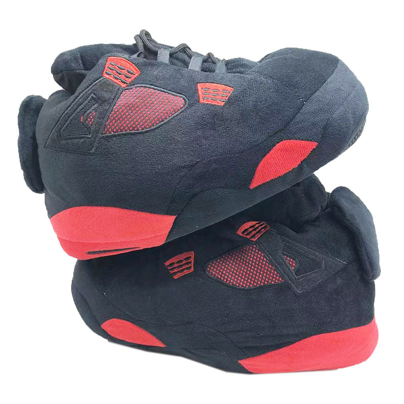 J4 - 'Red Thunder' Sneaker Slippers