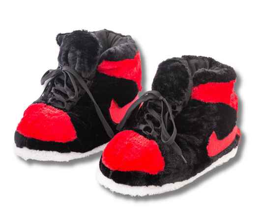 J1 - 'Patent Bred' Sneaker Slippers