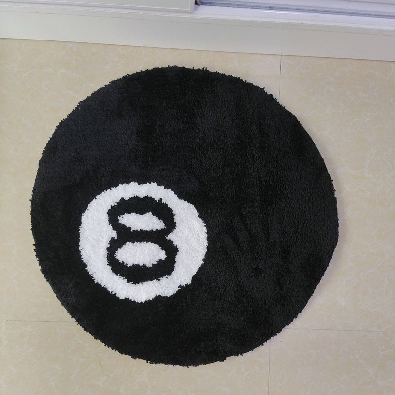 8 Ball Rug - Handmade Tufted Rug