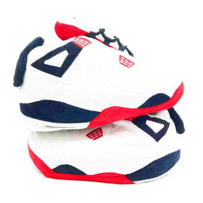 J4 - 'Fire Red' Sneaker Slippers