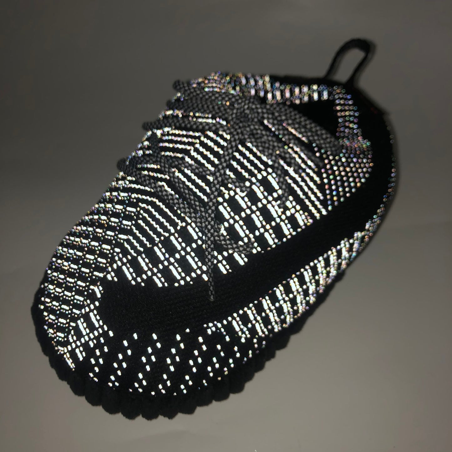 Yeezy - Black 'Reflective' Sneaker Slippers