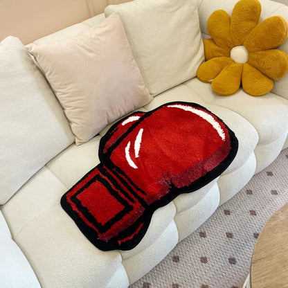 Boxing Gloves Rug - Handmade Tufted Rug