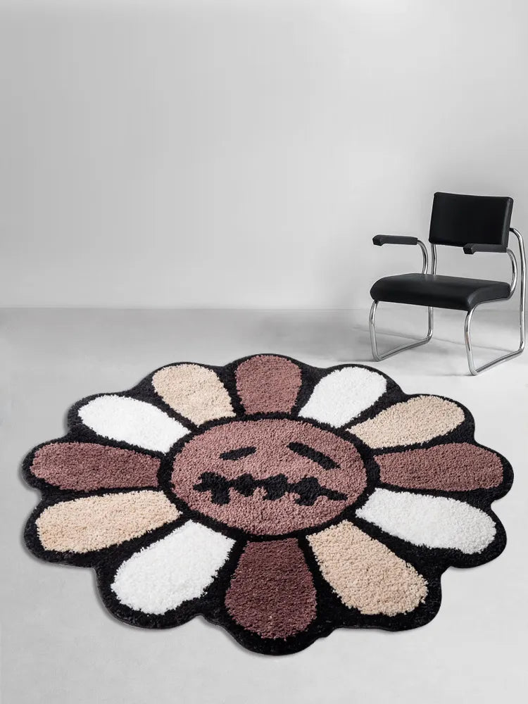 Flower Rug - Handmade Tufted Rug