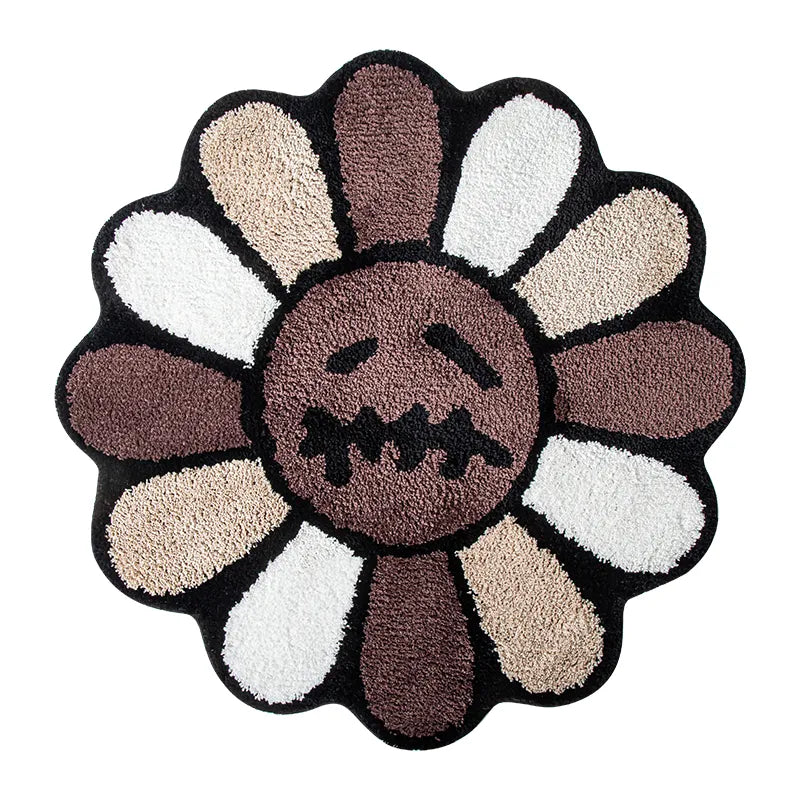 Flower Rug - Handmade Tufted Rug