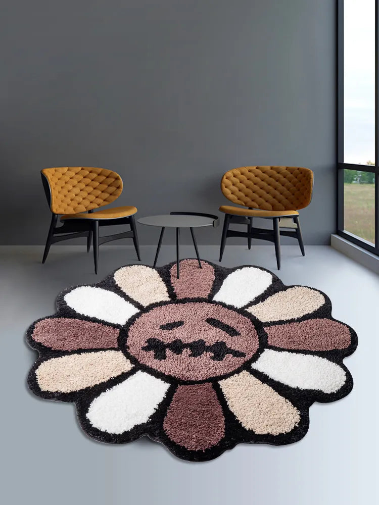 Flower Rug - Handmade Tufted Rug