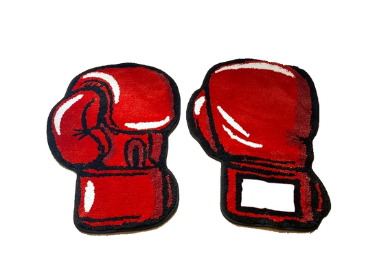 Boxing Gloves Rug - Handmade Tufted Rug