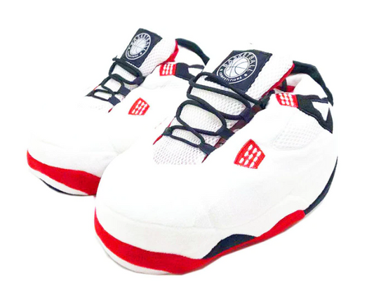 J4 - 'Fire Red' Sneaker Slippers