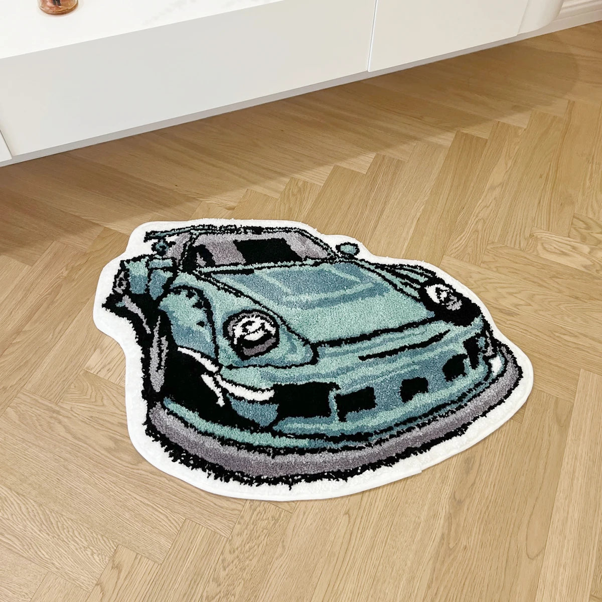 Racing Car Rug - Handmade Tufted Rug