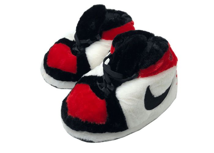 J1 - 'Bred Toe' Sneaker Slippers