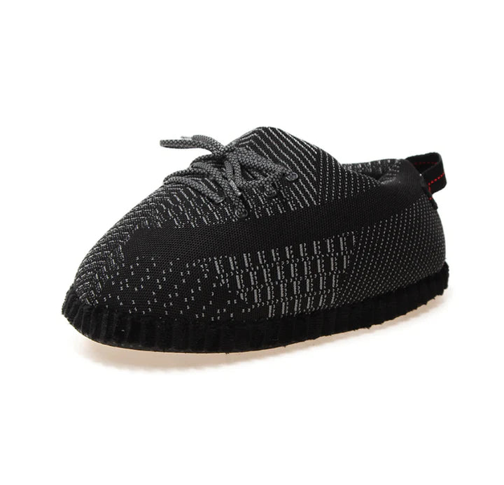 Yeezy - Black 'Reflective' Sneaker Slippers