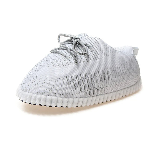 Yeezy - White 'Reflective' Sneaker Slippers