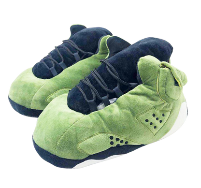 J6 - 'Cactus Green' Sneaker Slippers