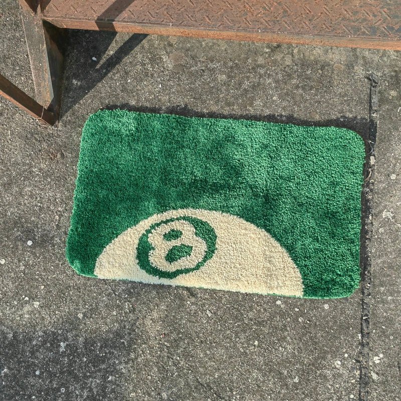 8 Ball Doormat Rug - Handmade Tufted Rug