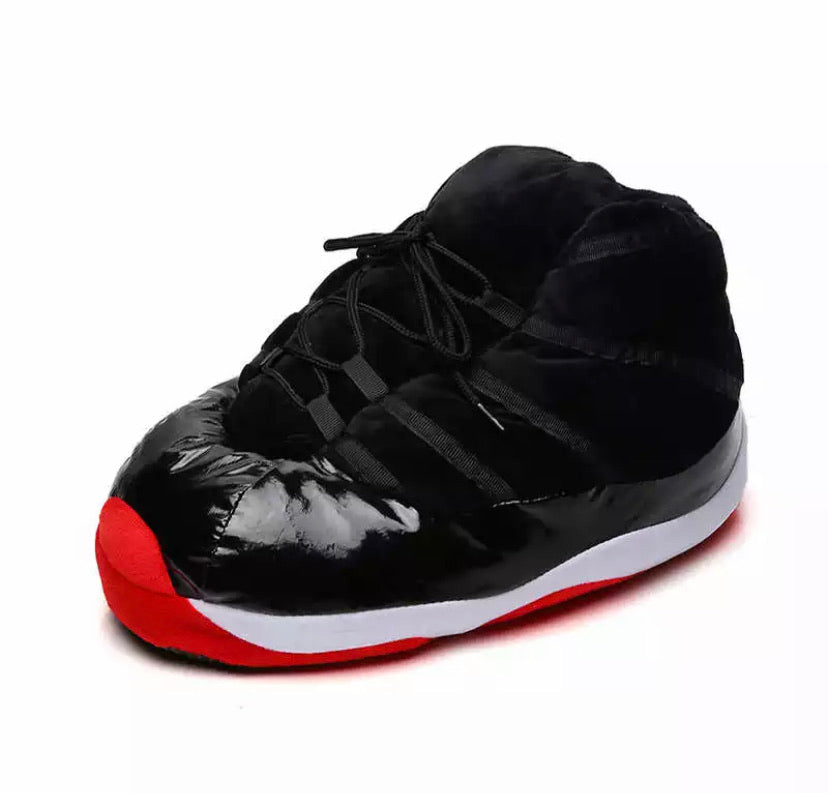 J11 - 'Retro Bred' Sneaker Slippers