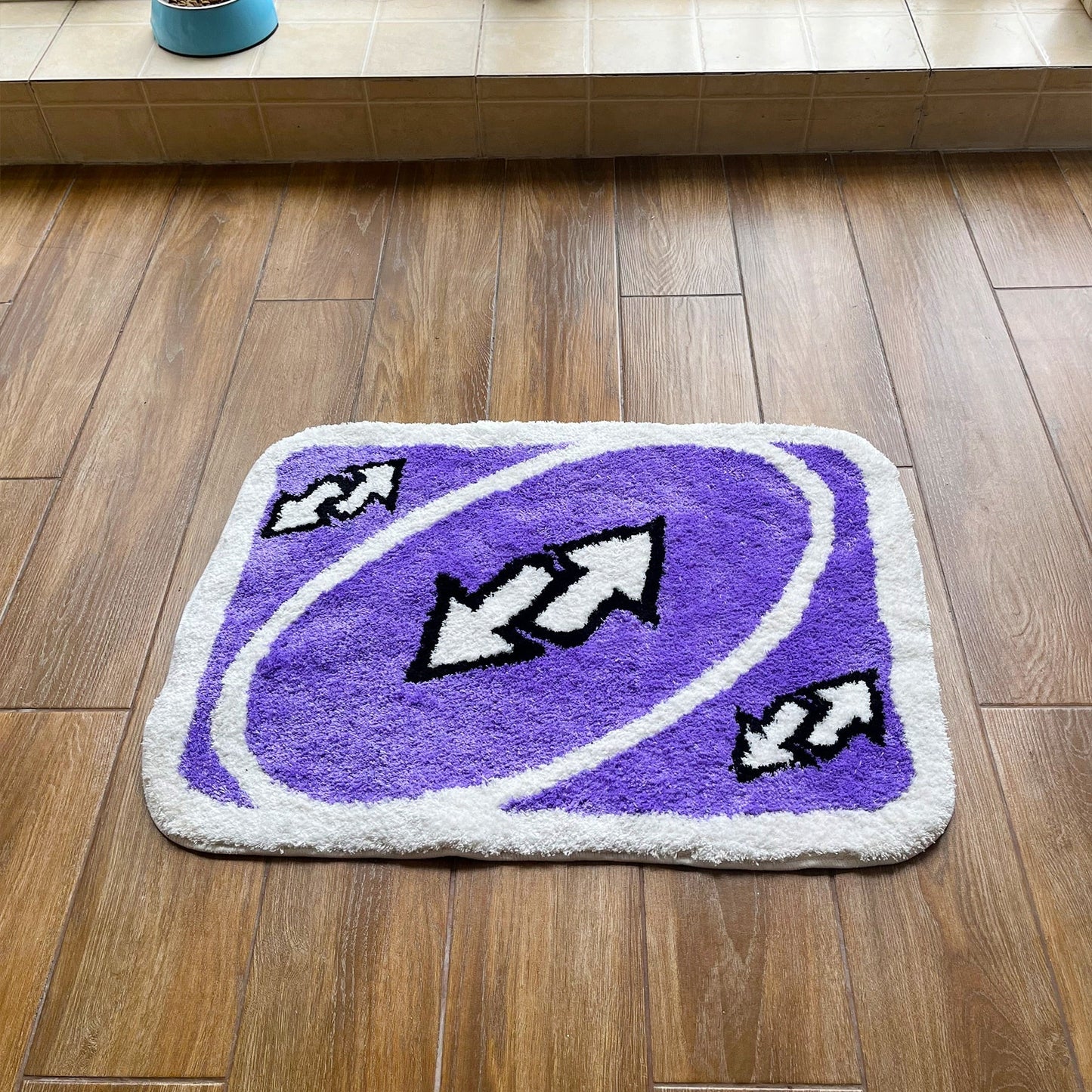 UNO Reverse Card Rug - Handmade Tufted Rug