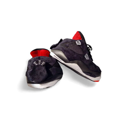 J4 - 'Bred' Sneaker Slippers